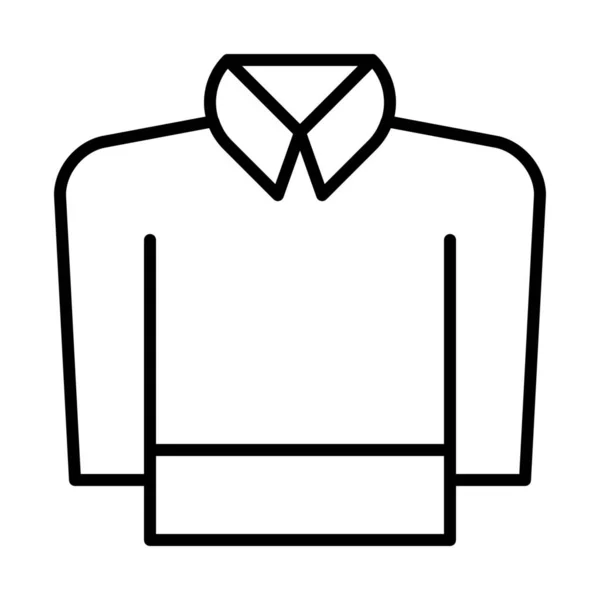 Icono Camisa Moda Ropa Estilo Esquema — Archivo Imágenes Vectoriales