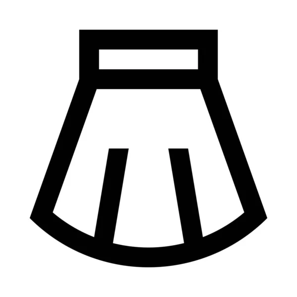 Значок Сукні Одягу Стилі Контур — стоковий вектор