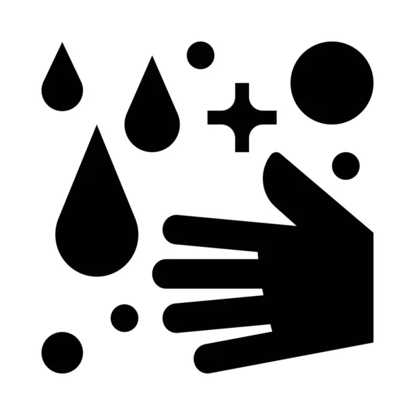 Desinfectie Gel Hand Icoon — Stockvector