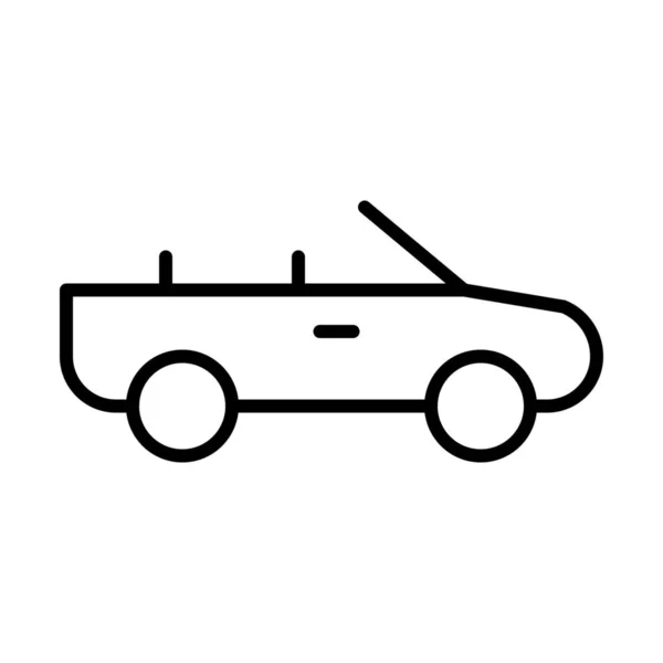 Auto Voiture Carrosseries Icône Dans Style Outline — Image vectorielle