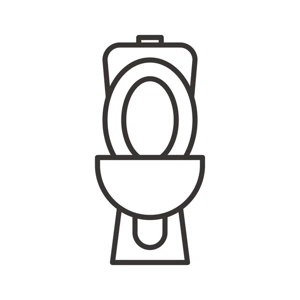 Bathroom Closet Flag Icon Outline Style — 스톡 벡터