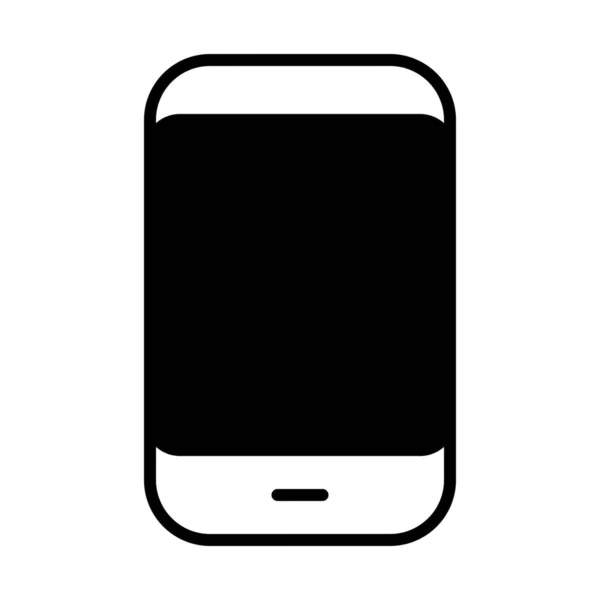 Dispositivo Iphone Icono Móvil Estilo Esquema — Vector de stock