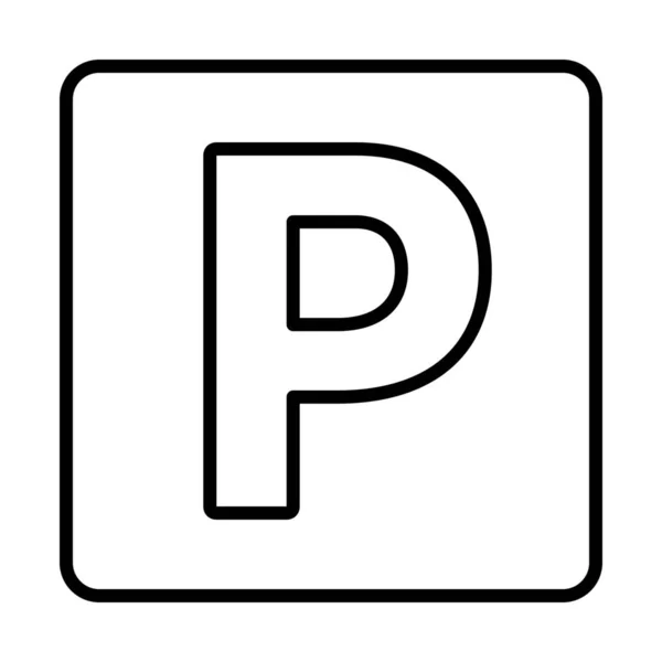 Auto Garage Verpakking Pictogram Outline Stijl — Stockvector
