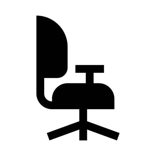 Sessel Möbel Ikone — Stockvektor