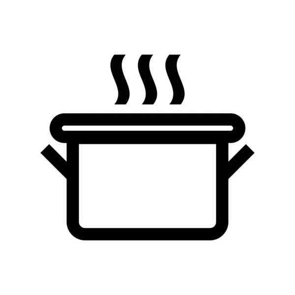 Cozinha Culinária Ícone Cozinha Estilo Esboço — Vetor de Stock