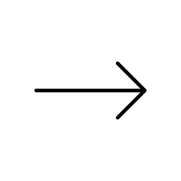 Pijl Richting Naar Beneden Pictogram Solide Stijl — Stockvector