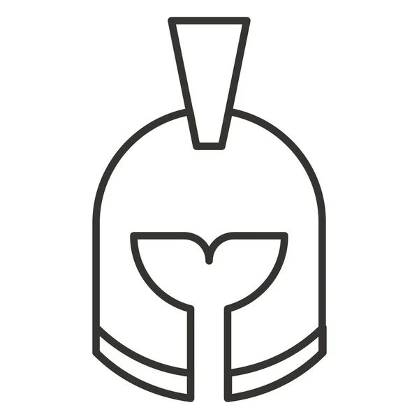Icono Sombrero Guardia Avatar Estilo Esquema — Vector de stock