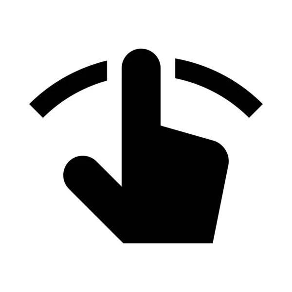 Geste Handbewegung Symbol — Stockvektor