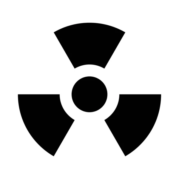 Biológiailag Veszélyes Csernobili Besugárzás Ikon — Stock Vector