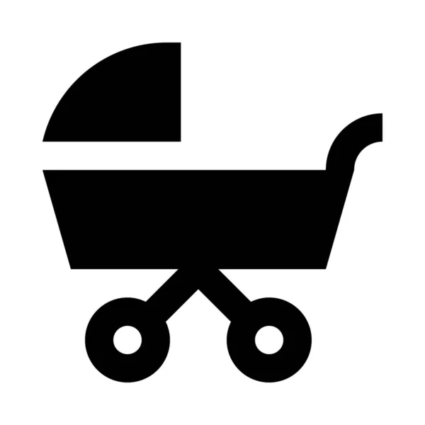 Kinderwagen Symbol — Stockvektor