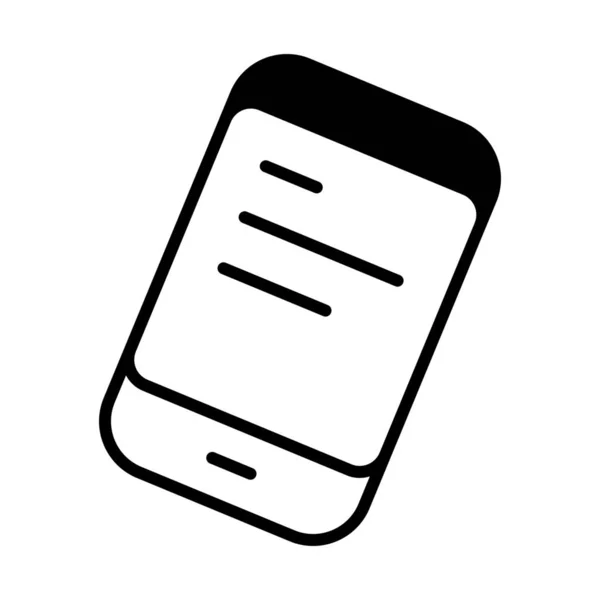 Иконка Мобильного Устройства Iphone Стиле Outline — стоковый вектор
