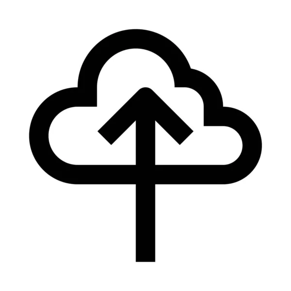 Icono Archivos Datos Nube Categoría Infraestructura — Archivo Imágenes Vectoriales