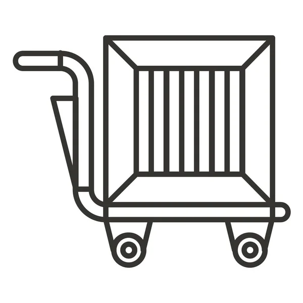 Acheter Livraison Icône Bagage Dans Style Outline — Image vectorielle