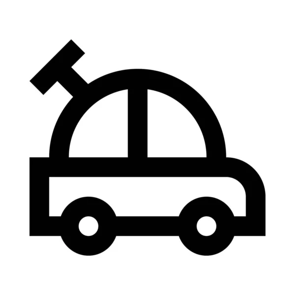 Autoschlüssel Symbol Der Kategorie Babys Kinder Kindheit — Stockvektor
