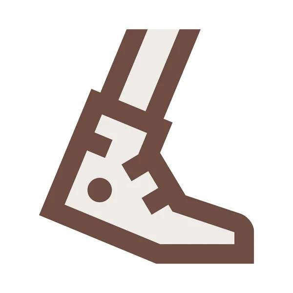 Footwear Keds Running Icon Footwear Category — Stock Vector