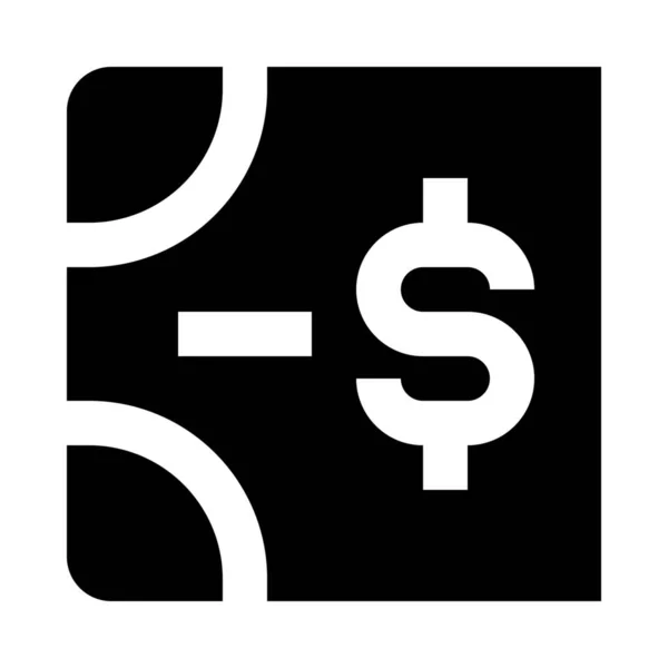 Значок Наличной Валюты Банкноты — стоковый вектор