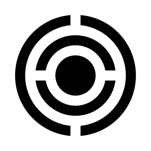 Αφηρημένος Κύκλος Εικονίδιο Κύκλους — Διανυσματικό Αρχείο