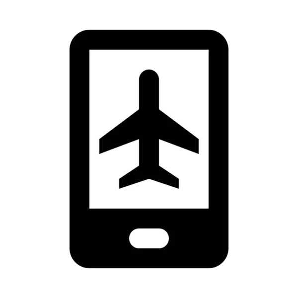 App Let Létat Ikona Turistice Hotely Pohostinství Kategorie — Stockový vektor