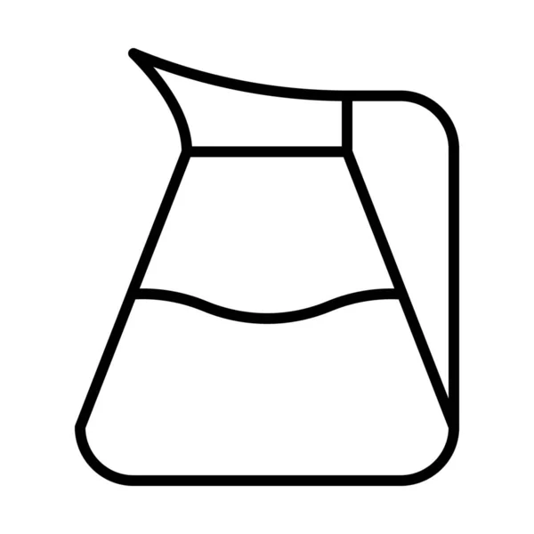 Carafe Decanter Jug Icon Outline Style — Stock Vector