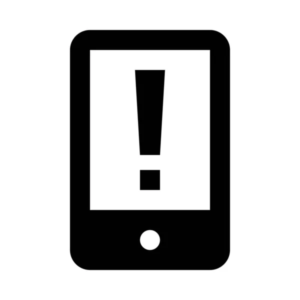 Alert Attention Device Icon Mobile Devices Apps Category — Stock Vector