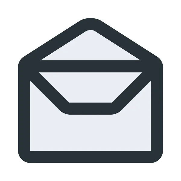 Mail Umschlag Brief Symbol Der Kategorie Infrastruktur — Stockvektor