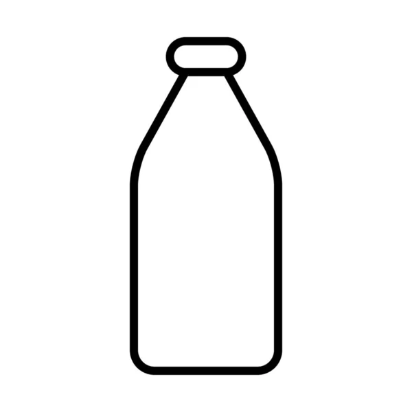 Ikon Botol Minuman Beralkohol Dalam Gaya Outline - Stok Vektor