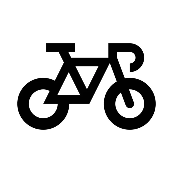 Bicicleta Bicicleta Bicicleta Icono — Archivo Imágenes Vectoriales