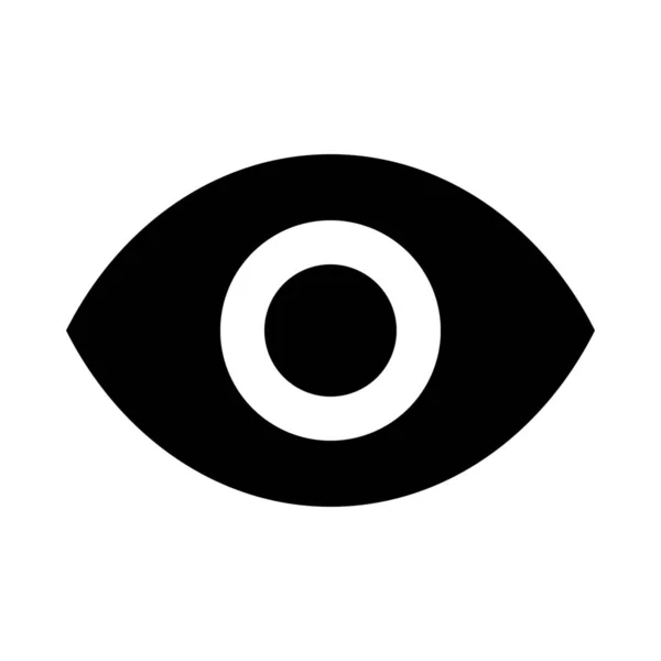 Augen Suche Symbol — Stockvektor