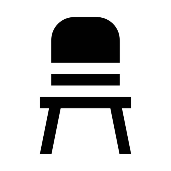 Икона Мебели Кресла — стоковый вектор