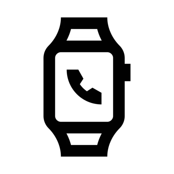 Значок Телефона Яблоком Категории Мобильные Устройства Приложения — стоковый вектор