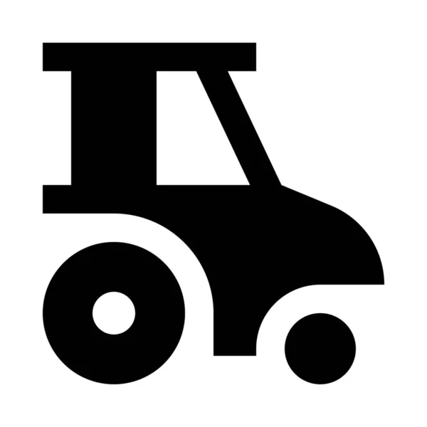 Agricultura Tractor Agronomotor Icono — Vector de stock