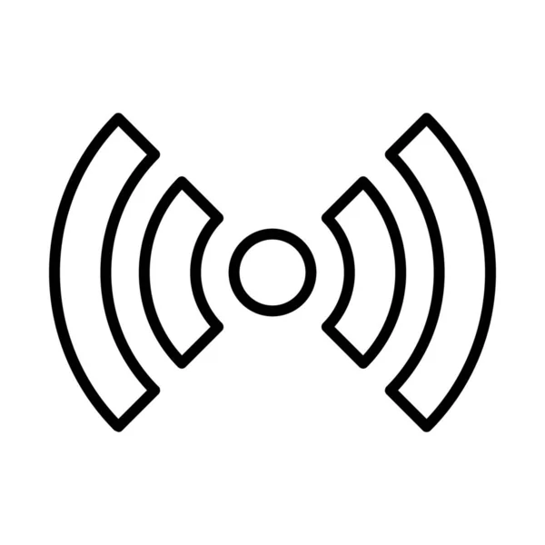 Значок Сигналу Мережі Інтернет Стилі Контур — стоковий вектор