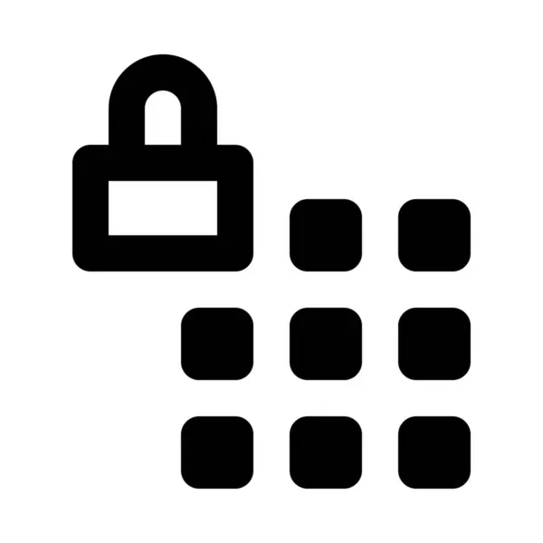 Key Lock Password Icon — Stock Vector