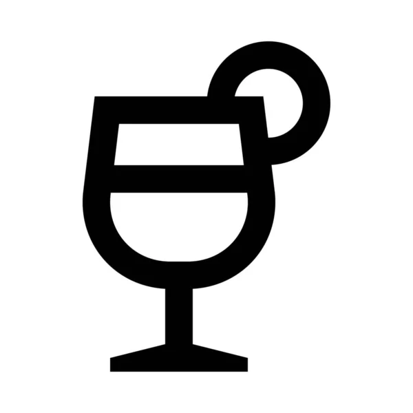 Alcohol Bar Cocktail Icon — Stock Vector