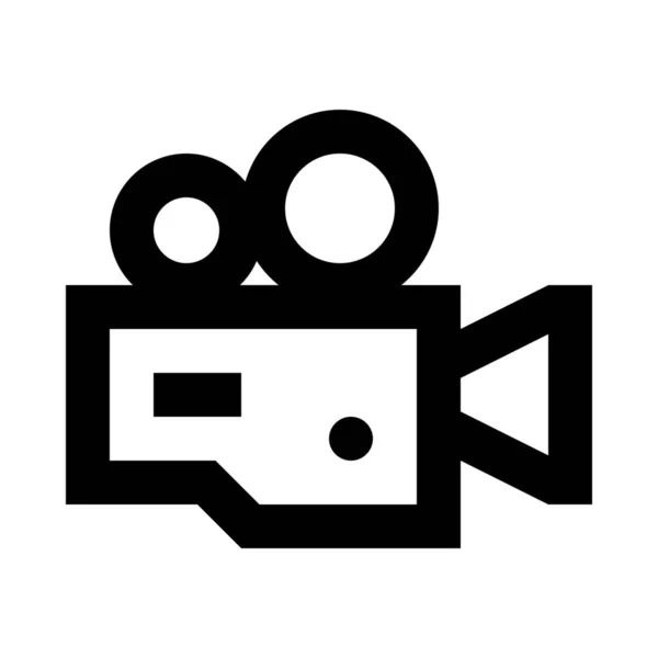 Camera Device Film Icon — Stock Vector