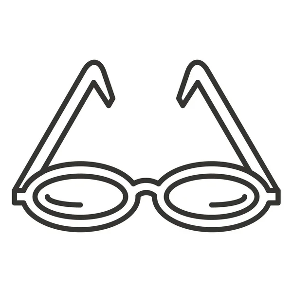 Brýle Pro Oči Ikona Stylu Obrysu — Stockový vektor