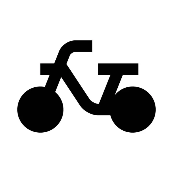 Bicicleta Bicicleta Bicicleta Icono — Vector de stock