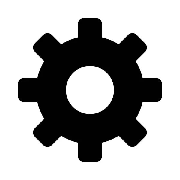 Cogwheel Configuration Options Icon — Stock Vector