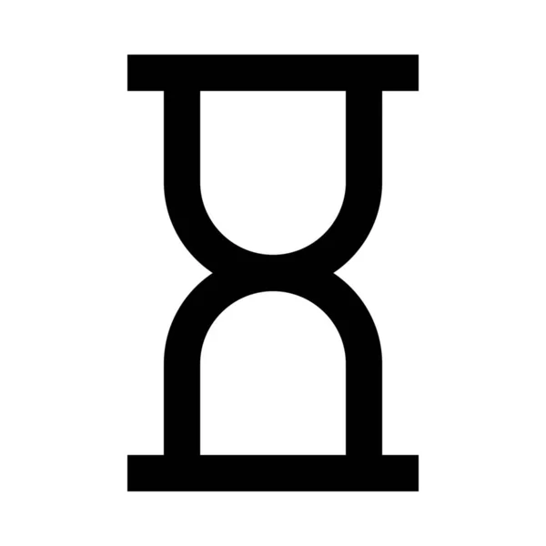 Сигналізація Піщаний Годинник Значок Категорії Знаки Символи — стоковий вектор