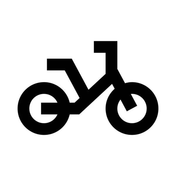 Ποδήλατο Ποδήλατο Ποδήλατο Ποδήλατο Εικονίδιο — Διανυσματικό Αρχείο