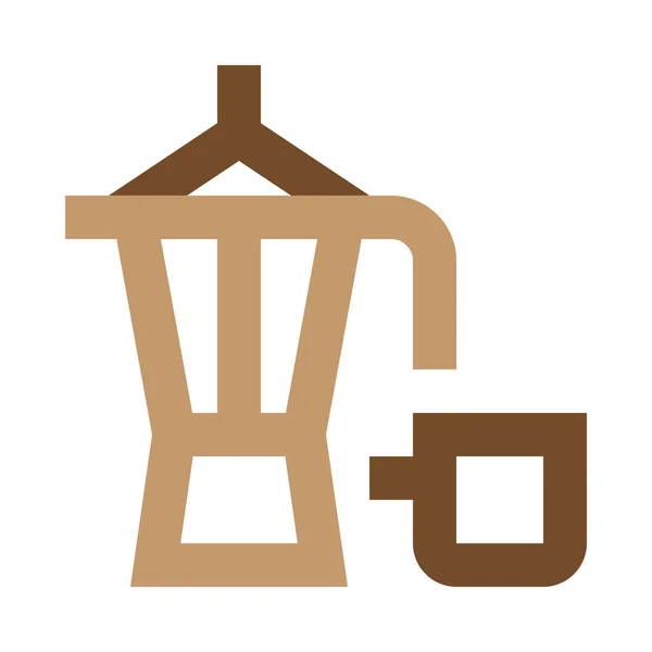 Икона Чашки Кофе Американо Категории Еда Напитки — стоковый вектор
