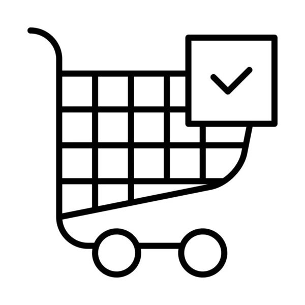 Acheter Ecommerce Shop Icône Dans Style Outline — Image vectorielle