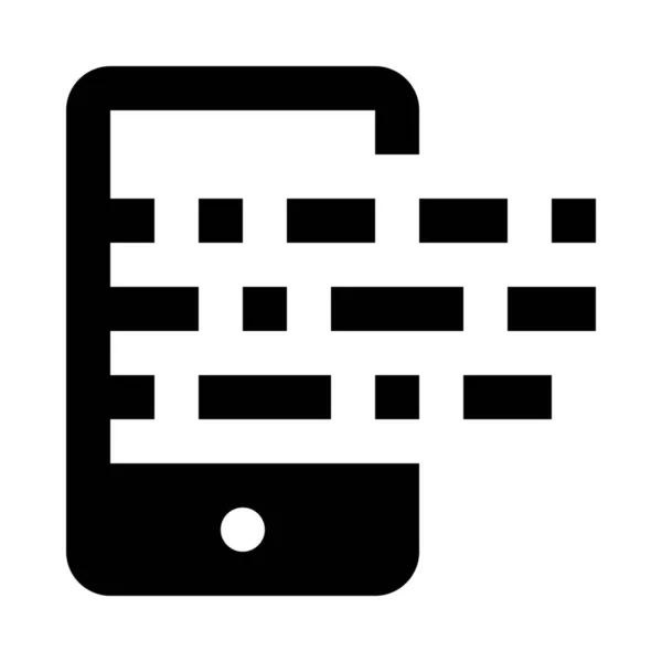 Code Téléphone Portable Icône Codage Dans Catégorie Marketing Seo — Image vectorielle