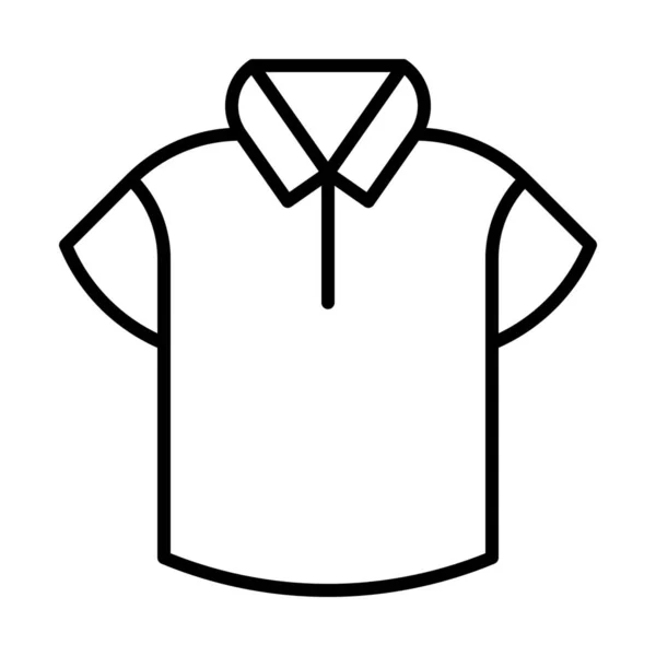 Oblečení Módní Ikona Stylu Osnovy — Stockový vektor