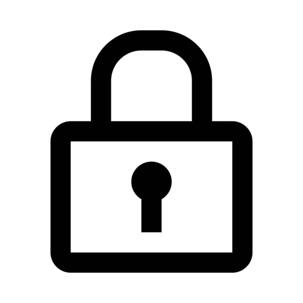 Control Key Lock Icon — Stock Vector