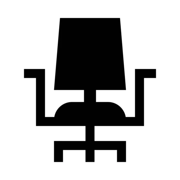 Armchair Chair Furniture Icon — Stock Vector