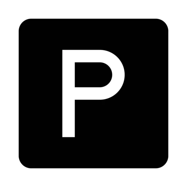 Значок Парковки Автомобиля — стоковый вектор