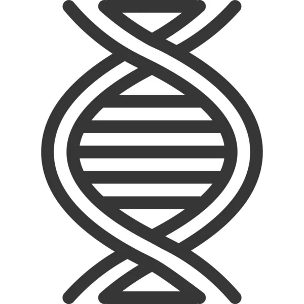 Trouble Génétique Adn Icône Département Hématologie — Image vectorielle