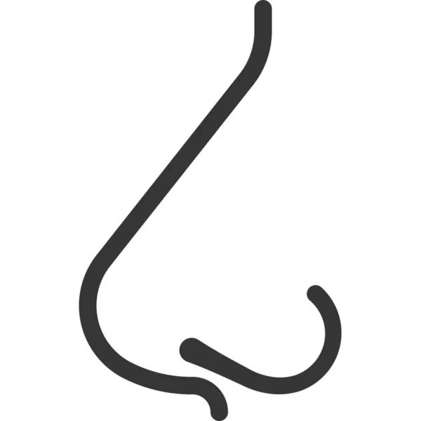 Ikona Otolaryngologie Dechu Nosu — Stockový vektor