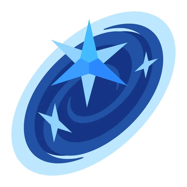 Galaxy Space Orbit Icon — Stock Vector